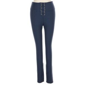 Weworewhat Revolve Lace Up Legging Brushed Polyester in Blue size M NWT